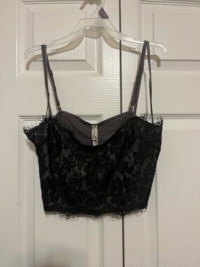 Free People Lace Cropped Cami- NWT!